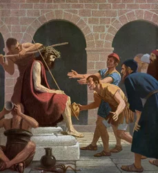 Jesus Mocked after Being Crowned with the Crown of Thorns